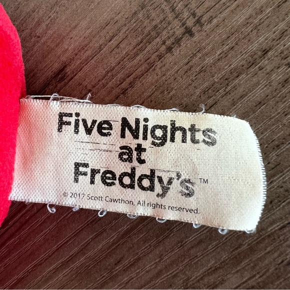 FNAF Five Nights At Freddy’s 10” Plush Toy Foxy Pirate Scott Cawthon 2017 - Picture 7 of 12